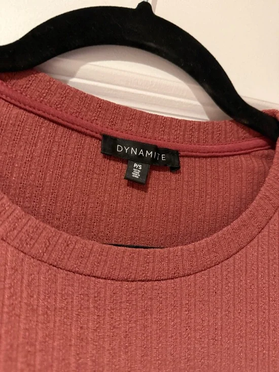 Dynamite Long-Sleeve Ribbed Tee - Picture 3 of 3